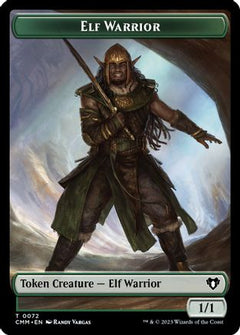 Elf Warrior // Cleric Double-Sided Token (CMM-72 // 62) - Commander Masters-1