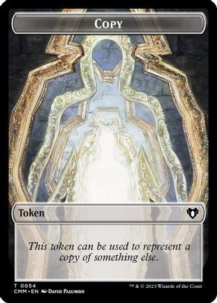 Copy (0054) // Sliver Double-Sided Token (CMM-54 // 57) - Commander Masters