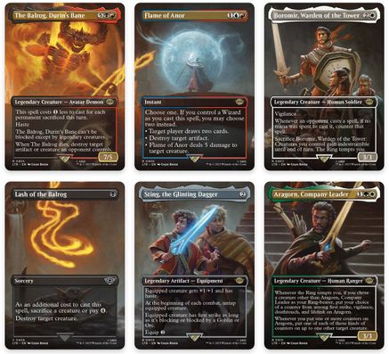 Bridge of Khazad-dum Scene [Set of 6] (LTR-405-410) - The Lord of the Rings: Tales of Middle-earth Foil-1