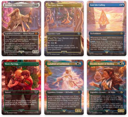 Departure to the Grey Havens Scene [Set of 6] (LTR-442-447) - The Lord of the Rings: Tales of Middle-earth-1