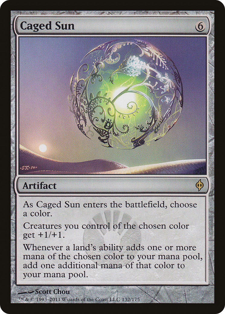Caged Sun [New Phyrexia]-1