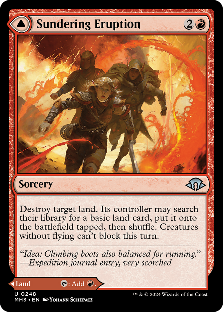 Sundering Eruption // Volcanic Fissure [Modern Horizons 3]-3