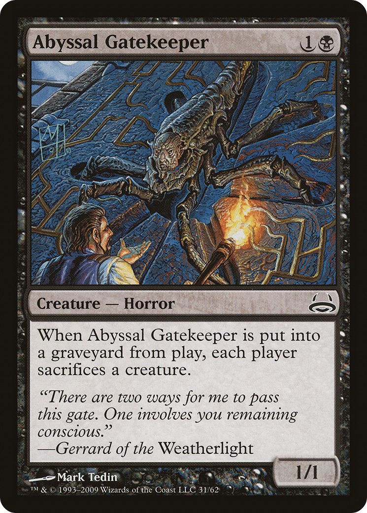 Abyssal Gatekeeper [Duel Decks: Divine vs. Demonic]-1
