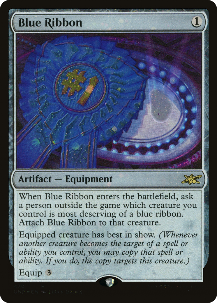 Blue Ribbon (Galaxy Foil) [Unfinity]-1