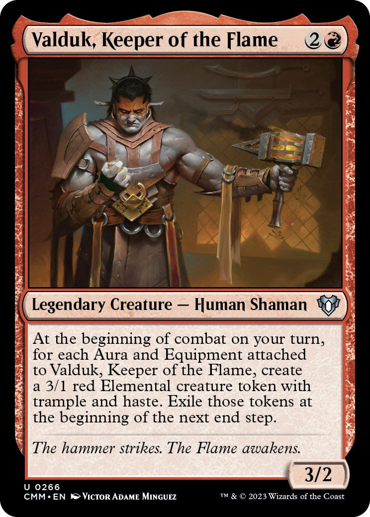 Valduk, Keeper of the Flame [Commander Masters]-1