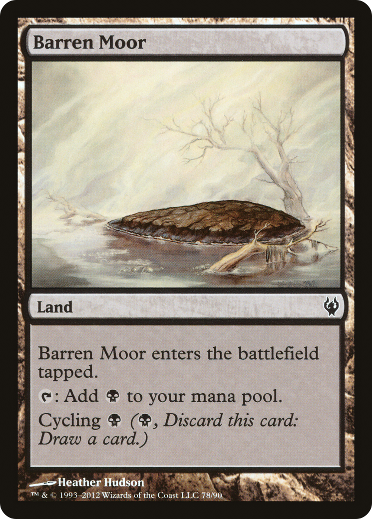 Barren Moor [Duel Decks: Izzet vs. Golgari]-1