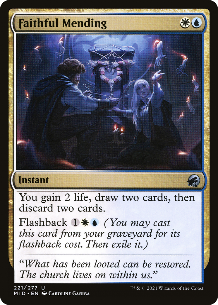 Faithful Mending [Innistrad: Midnight Hunt]-1