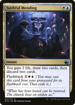 Faithful Mending [Innistrad: Midnight Hunt]-1