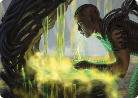 Necrogen Communion Art Card [Phyrexia: All Will Be One Art Series]-1
