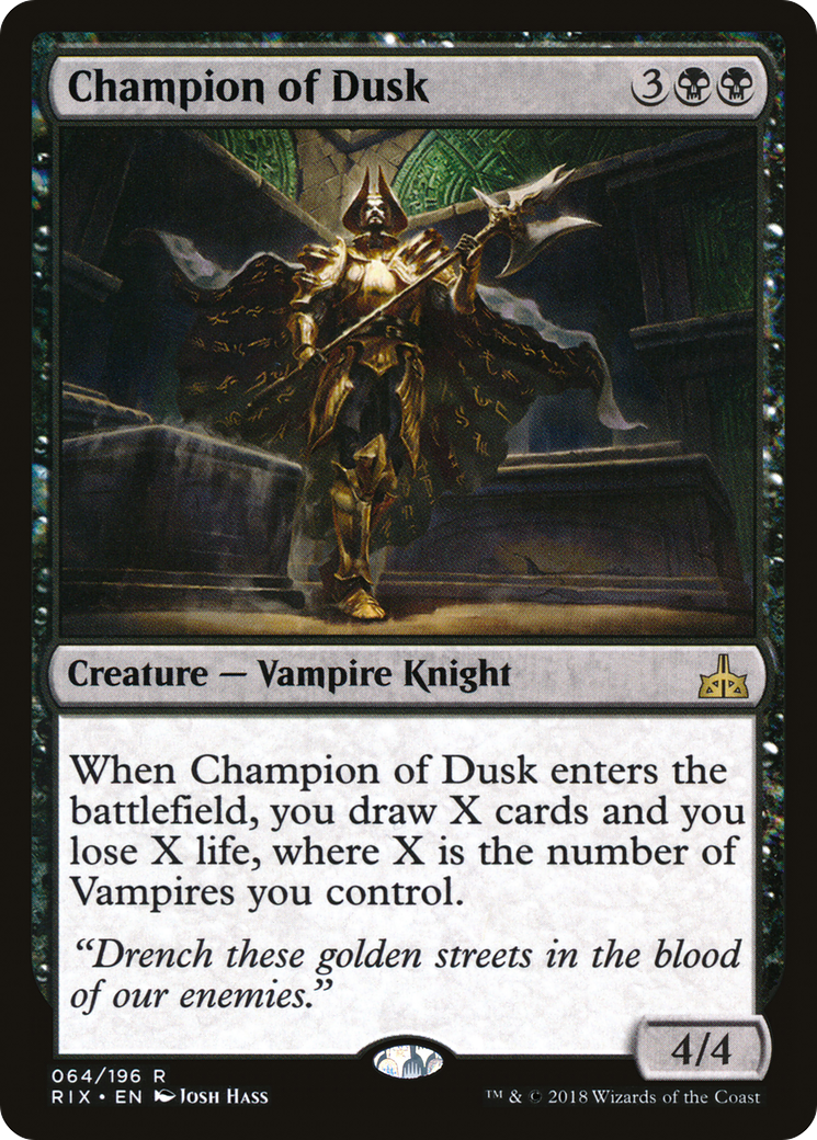 Champion of Dusk [Rivals of Ixalan]-1