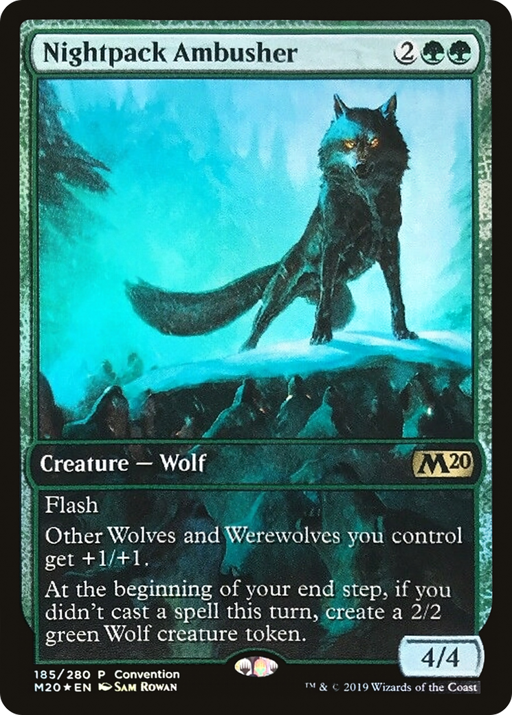 Nightpack Ambusher (Convention) (Full Art) [Core Set 2020 Promos]-1