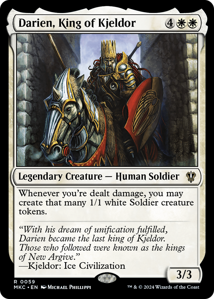 Darien, King of Kjeldor [Murders at Karlov Manor Commander]-1