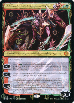 Lukka, Bound to Ruin (Phyrexian Step-and-Compleat Foil) [Phyrexia: All Will Be One]-1