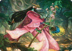 Sakiko, Mother of Summer Art Card (ASCMM-024) - Art Series: Commander Masters-1