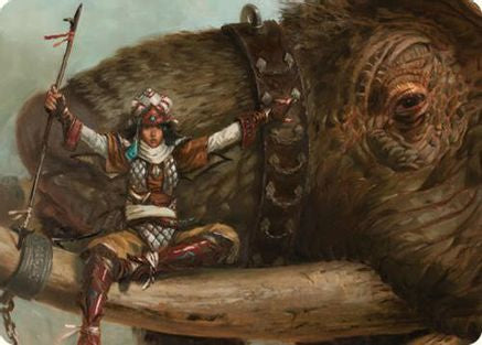 Tuskguard Captain Art Card (ASCMM-016) - Art Series: Commander Masters-1