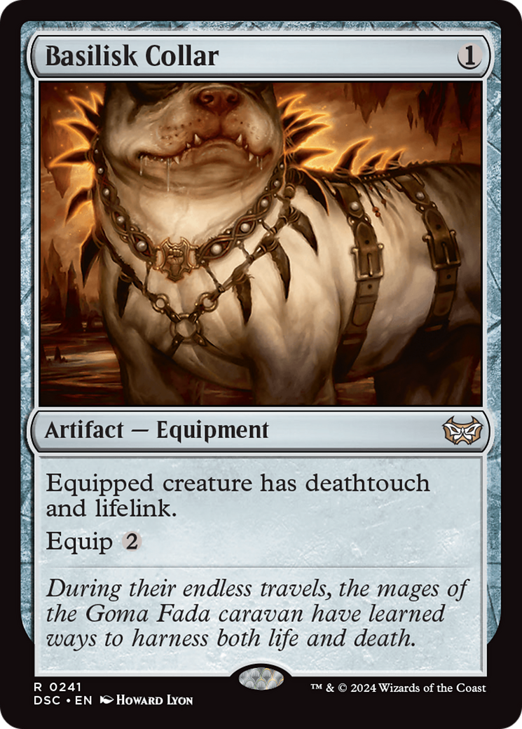 Basilisk Collar [Duskmourn: House of Horror Commander]-1