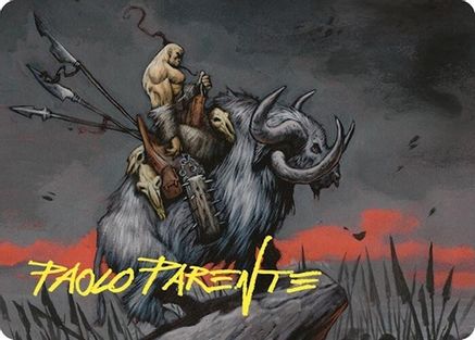Godo, Bandit Warlord Art Card (Gold-Stamped Signature) (ASCMM-022) - Art Series: Commander Masters