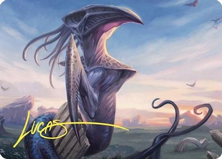 Sentinel Sliver Art Card (Gold-Stamped Signature) (ASCMM-076) - Art Series: Commander Masters