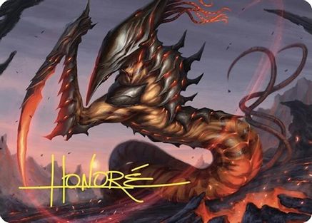 Blade Sliver Art Card (Gold-Stamped Signature) (ASCMM-078) - Art Series: Commander Masters-1