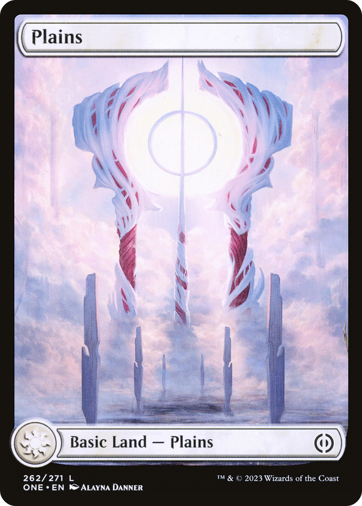 Plains (262) (Full-Art) [Phyrexia: All Will Be One]-1
