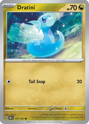 Dratini (157/197) [Scarlet & Violet: Obsidian Flames]-1