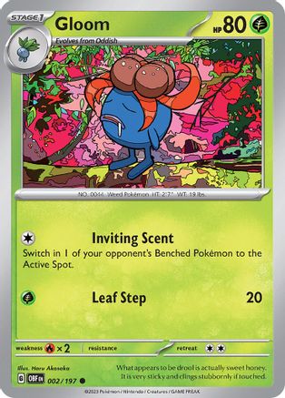 Gloom (002/197) [Scarlet & Violet: Obsidian Flames]-1