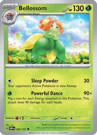 Bellossom (003/197) [Scarlet & Violet: Obsidian Flames]-1