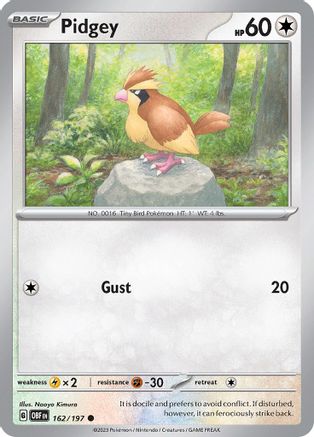 Pidgey (162/197) [Scarlet & Violet: Obsidian Flames]-1