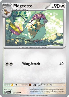 Pidgeotto (163/197) [Scarlet & Violet: Obsidian Flames]-1