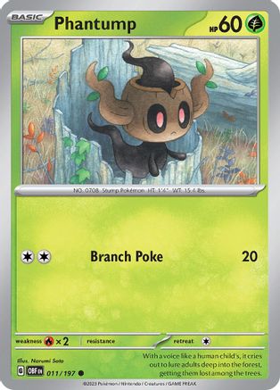 Phantump (011/197) [Scarlet & Violet: Obsidian Flames]-1
