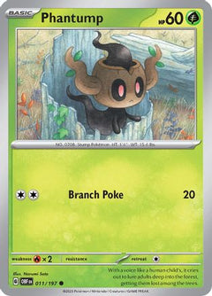 Phantump (011/197) [Scarlet & Violet: Obsidian Flames]-1