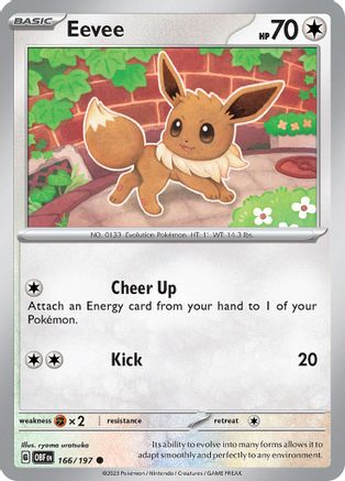 Eevee (166/197) [Scarlet & Violet: Obsidian Flames]-1