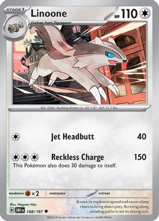 Linoone (168/197) [Scarlet & Violet: Obsidian Flames]-1