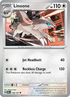 Linoone (168/197) [Scarlet & Violet: Obsidian Flames]-1