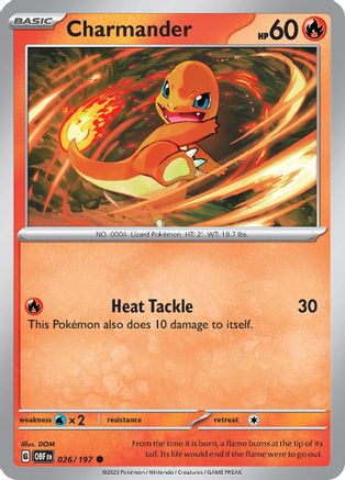 Charmander (026/197) [Scarlet & Violet: Obsidian Flames]-1
