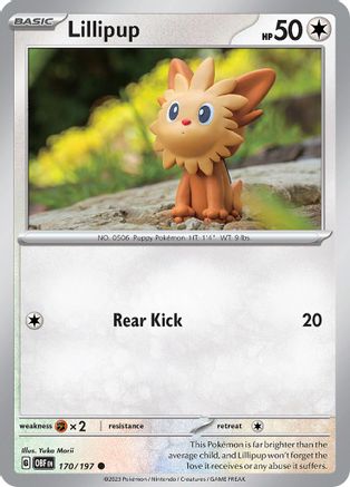 Lillipup (170/197) [Scarlet & Violet: Obsidian Flames]-1