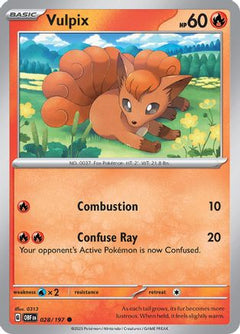 Vulpix (028/197) [Scarlet & Violet: Obsidian Flames]-1