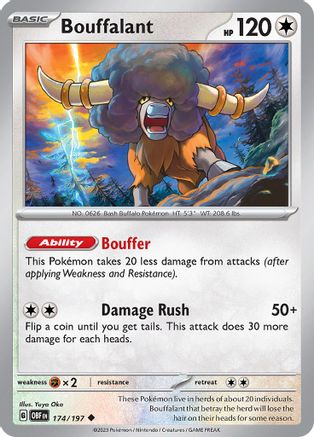 Bouffalant (174/197) [Scarlet & Violet: Obsidian Flames]-1