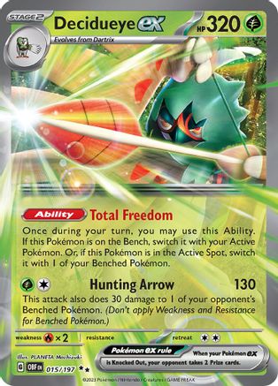Decidueye ex (015/197) [Scarlet & Violet: Obsidian Flames]-1