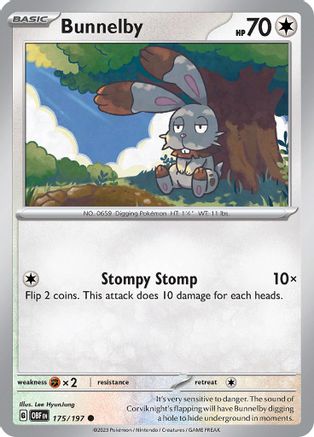 Bunnelby (175/197) [Scarlet & Violet: Obsidian Flames]-1
