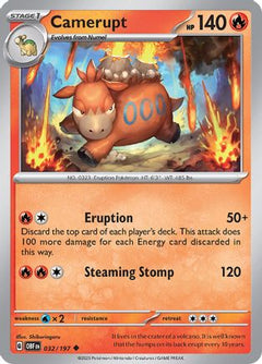 Camerupt (032/197) [Scarlet & Violet: Obsidian Flames]-1