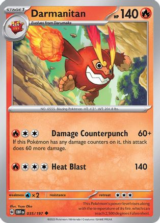 Darmanitan (035/197) [Scarlet & Violet: Obsidian Flames]-1
