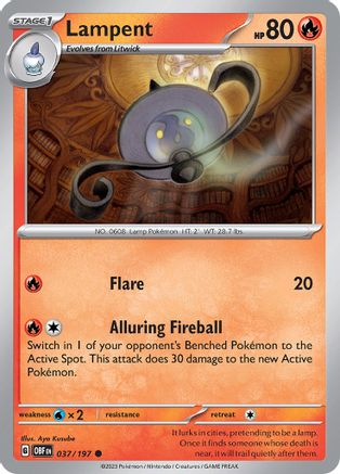 Lampent (037/197) [Scarlet & Violet: Obsidian Flames]-1