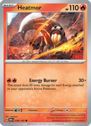 Heatmor (039/197) [Scarlet & Violet: Obsidian Flames]-1