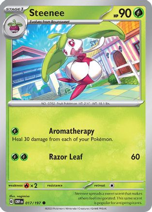 Steenee (017/197) [Scarlet & Violet: Obsidian Flames]-1