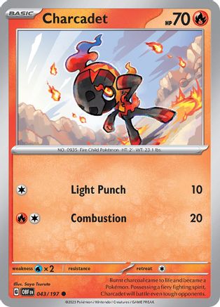 Charcadet (043/197) [Scarlet & Violet: Obsidian Flames]-1