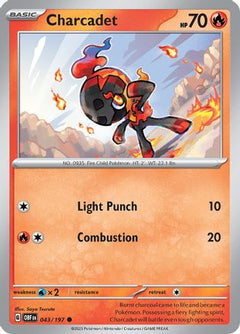 Charcadet (043/197) [Scarlet & Violet: Obsidian Flames]-1