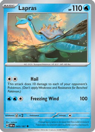 Lapras (045/197) [Scarlet & Violet: Obsidian Flames]-1