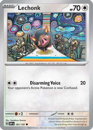 Lechonk (181/197) [Scarlet & Violet: Obsidian Flames]-1