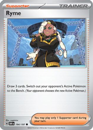 Ryme (194/197) [Scarlet & Violet: Obsidian Flames]-1